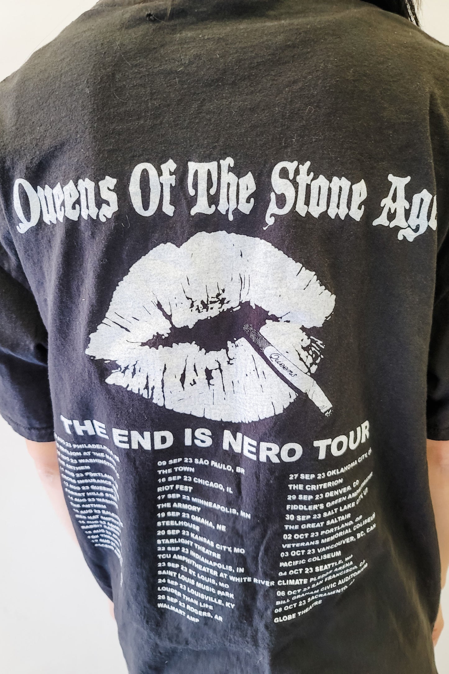 Queens Of The Stone Age The End Is Nero Concert Tee