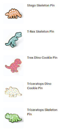 T-Rex Skeleton PIN