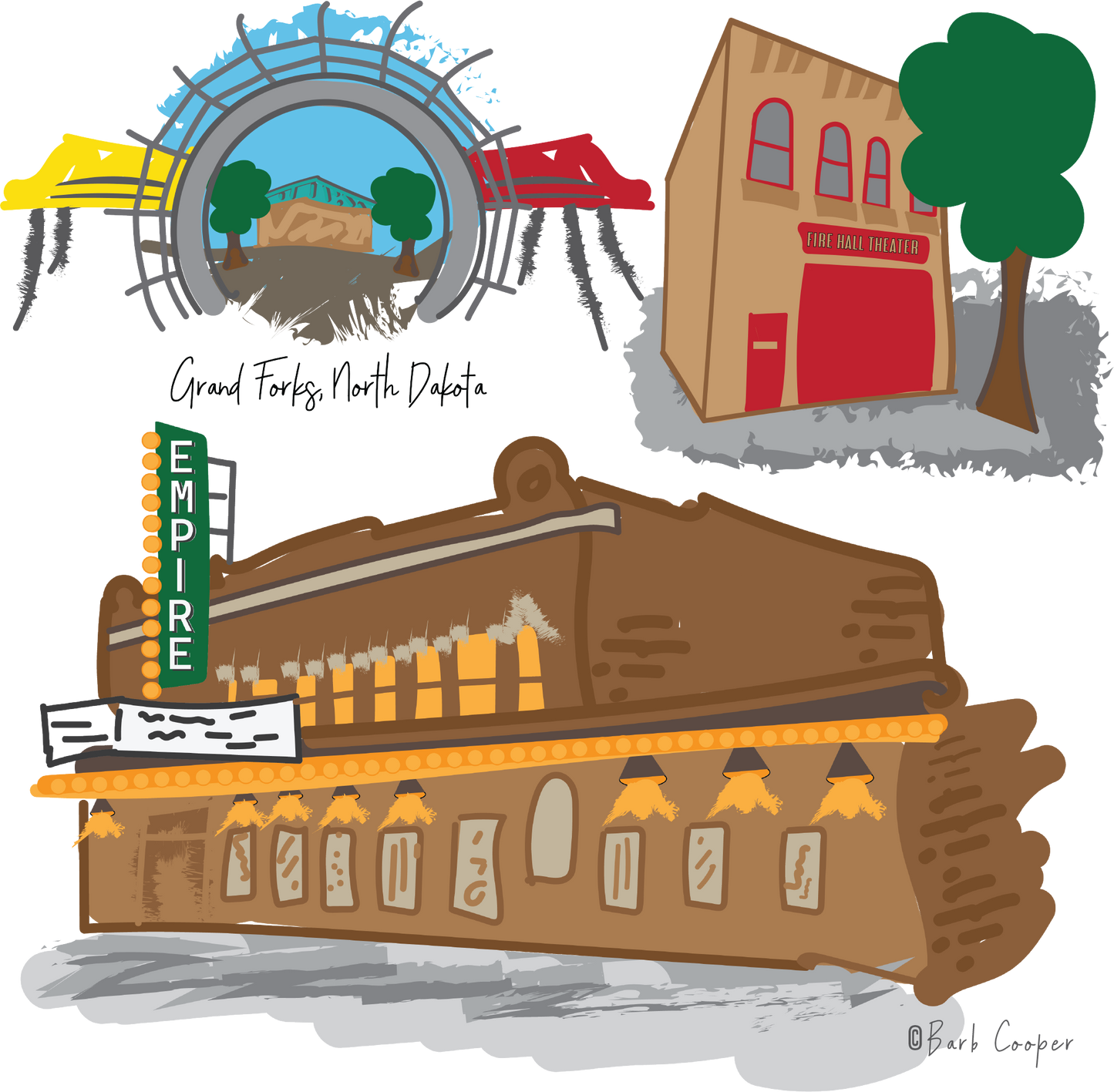 GF 01 Landmarks STICKER