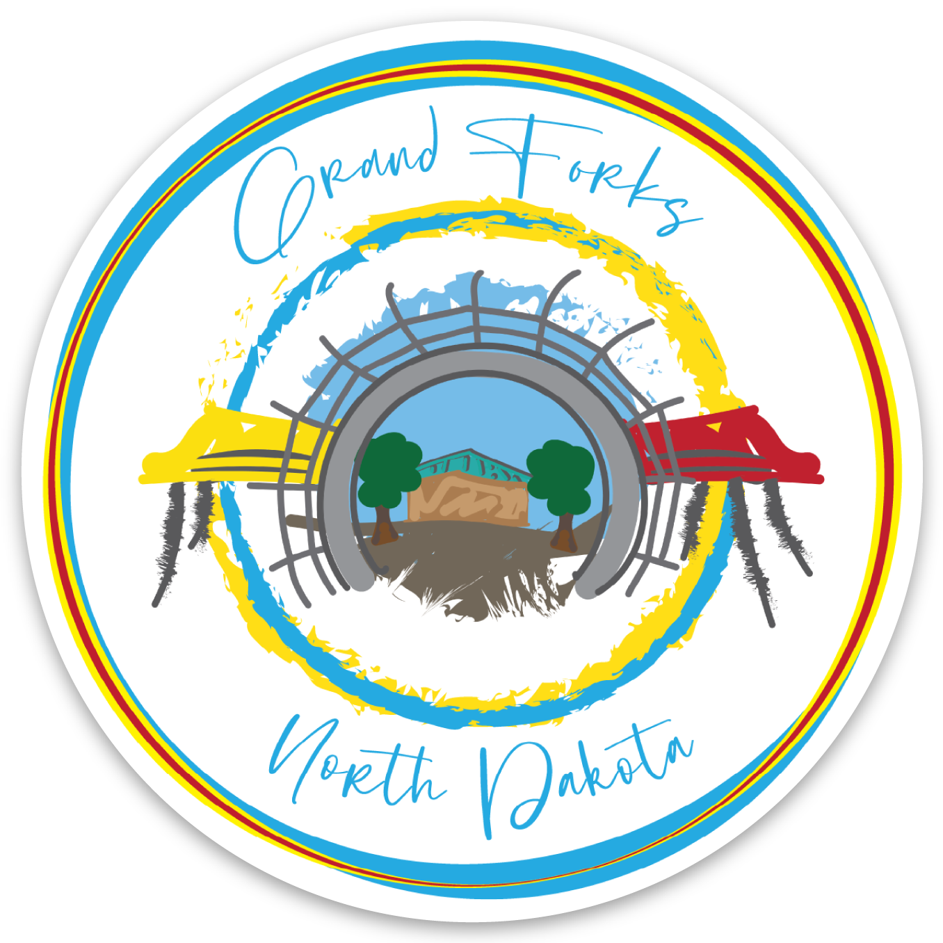 Grand Forks ND Downtown MAGNET