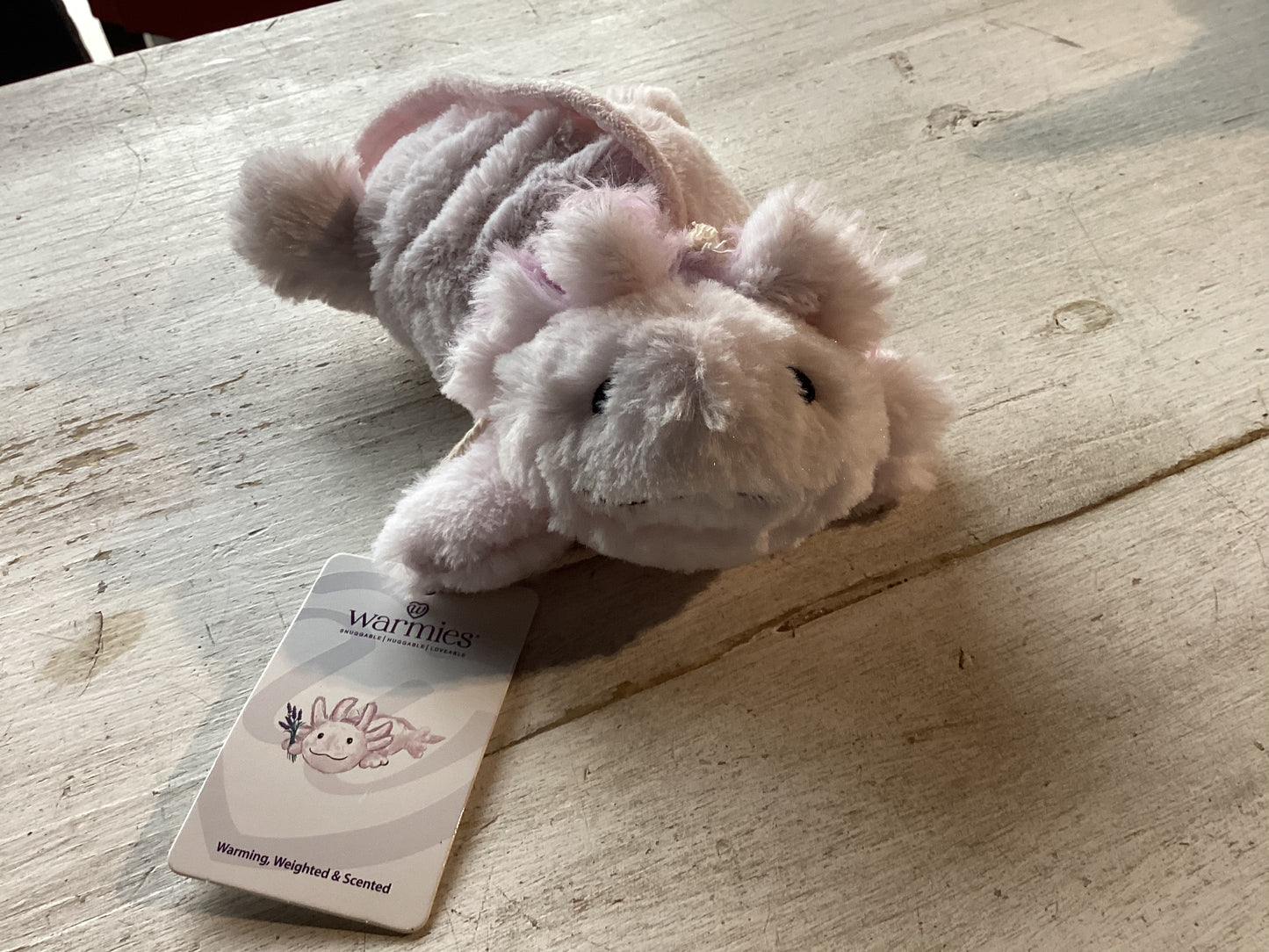 Junior Pink & Purple Axolotl Warmies