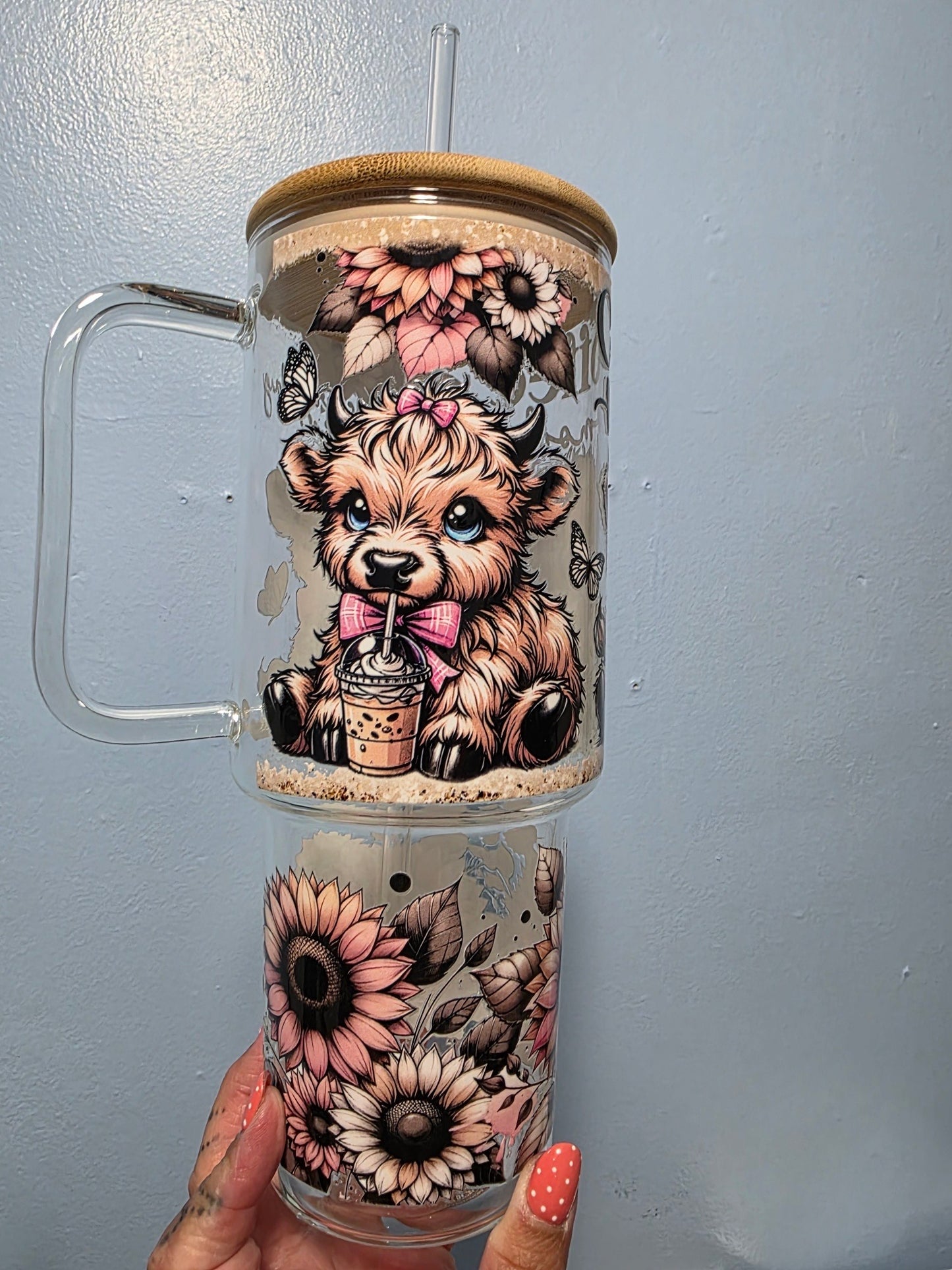 40oz Glass Tumbler
