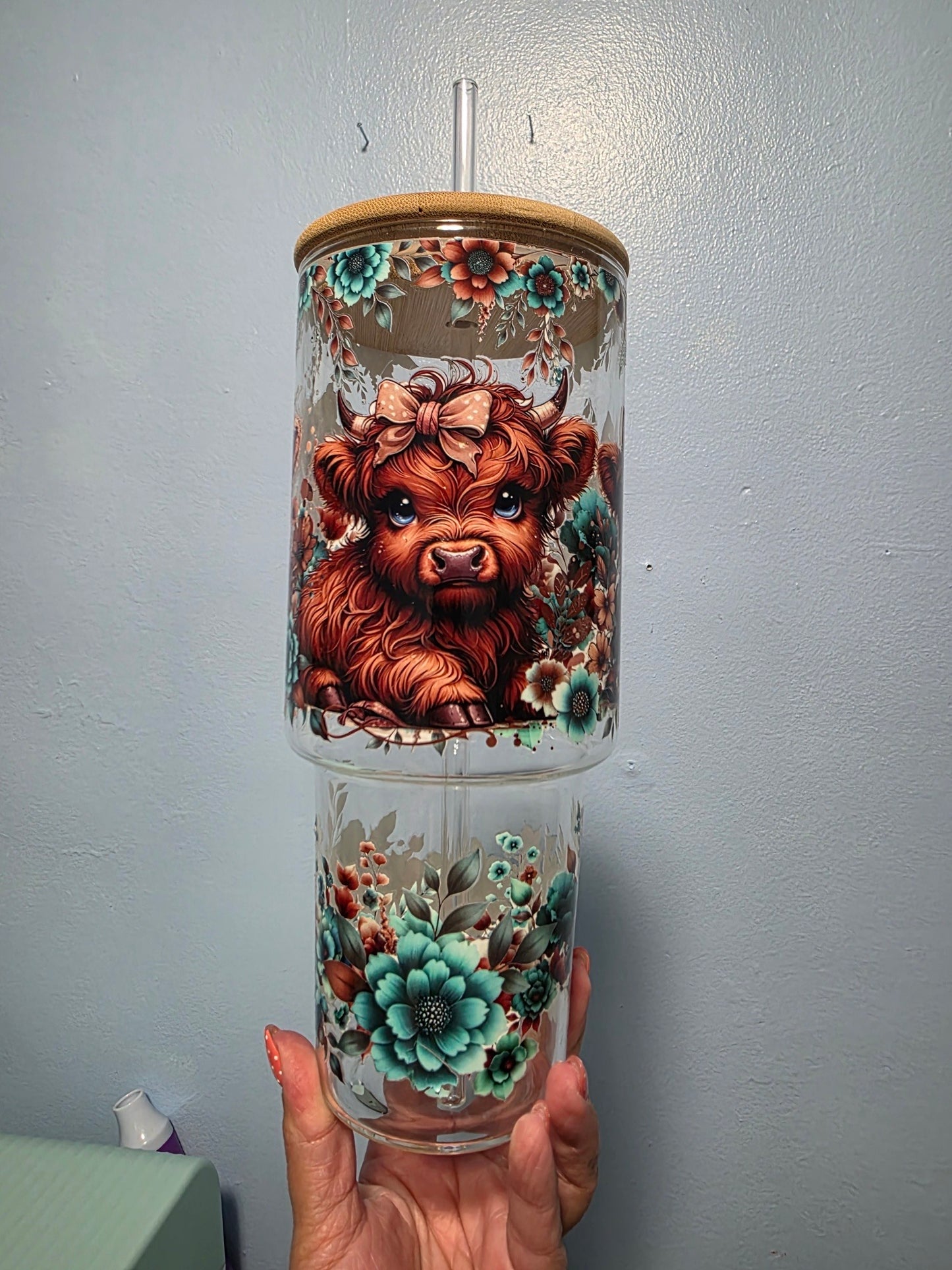 40oz Glass Tumbler