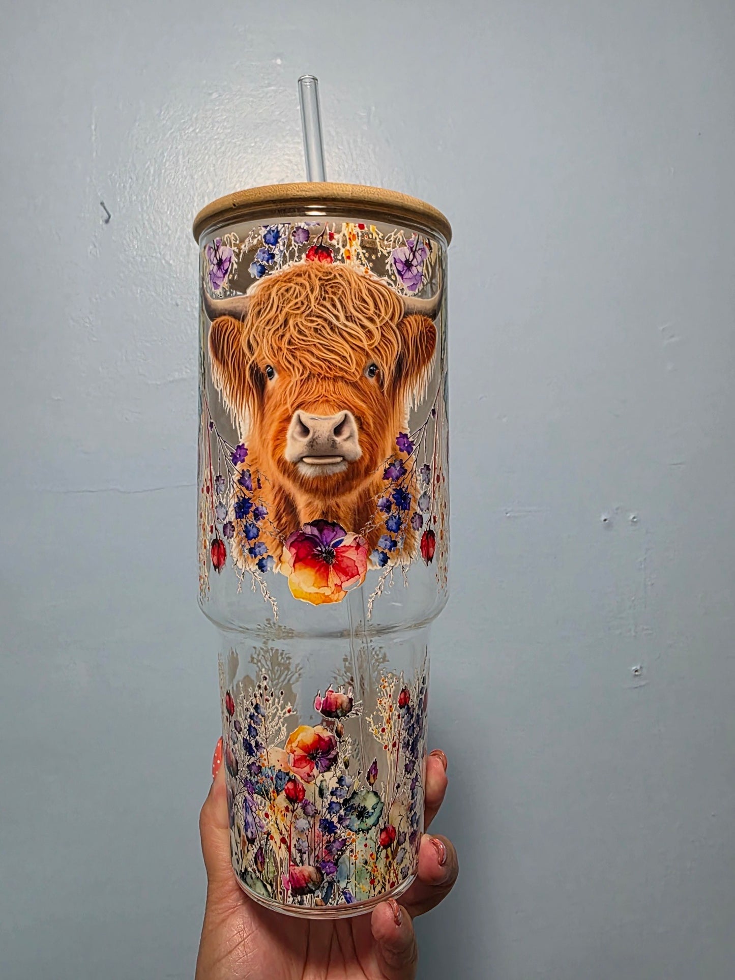 40oz Glass Tumbler