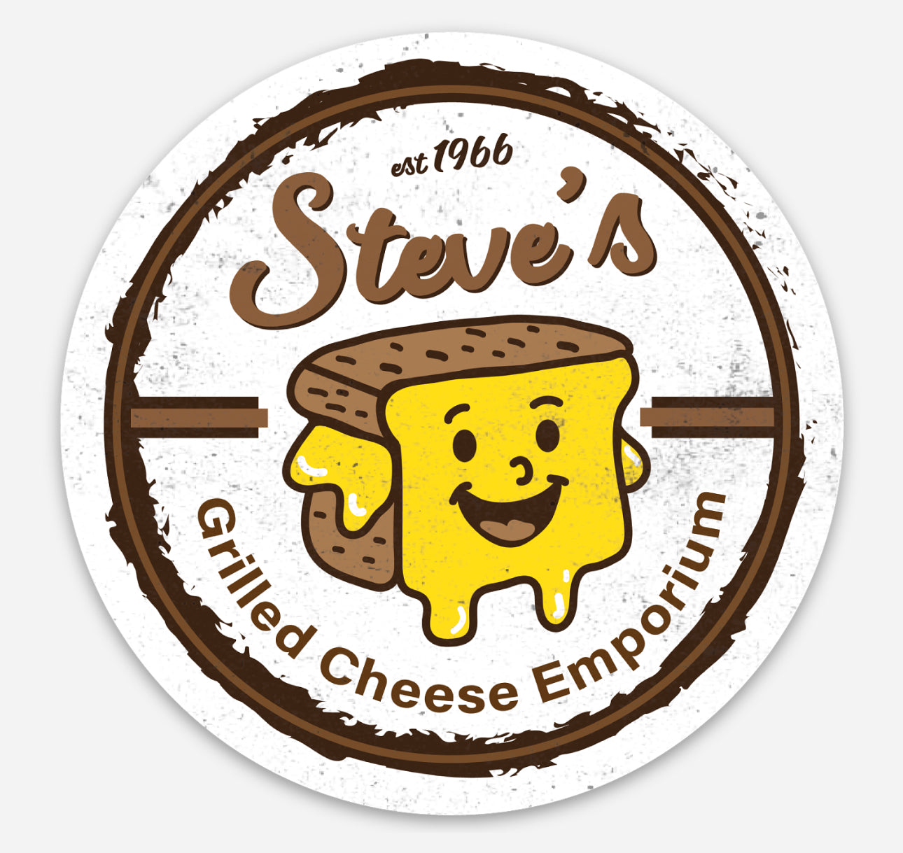 WI Steve Grilled LOGO sticker