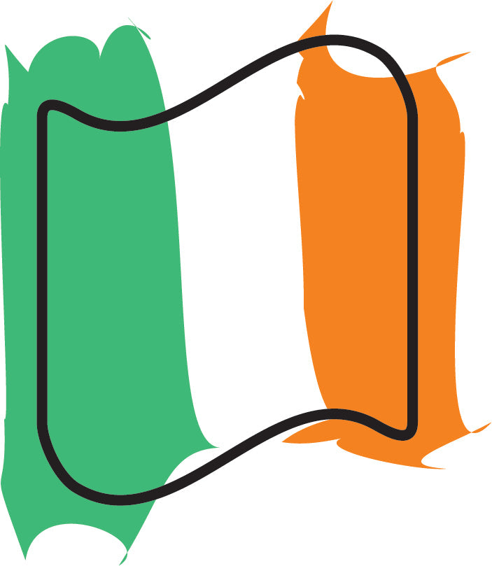 Ireland Splash sticker