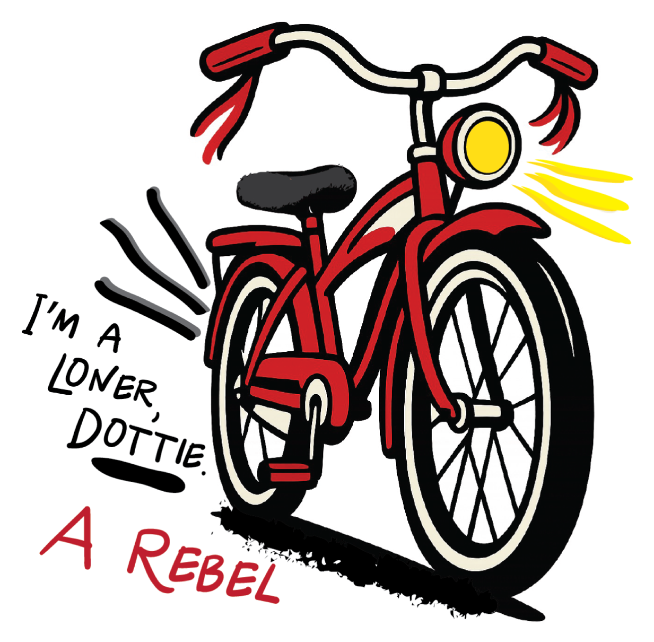 Loner, Dottie, A Rebel Sticker