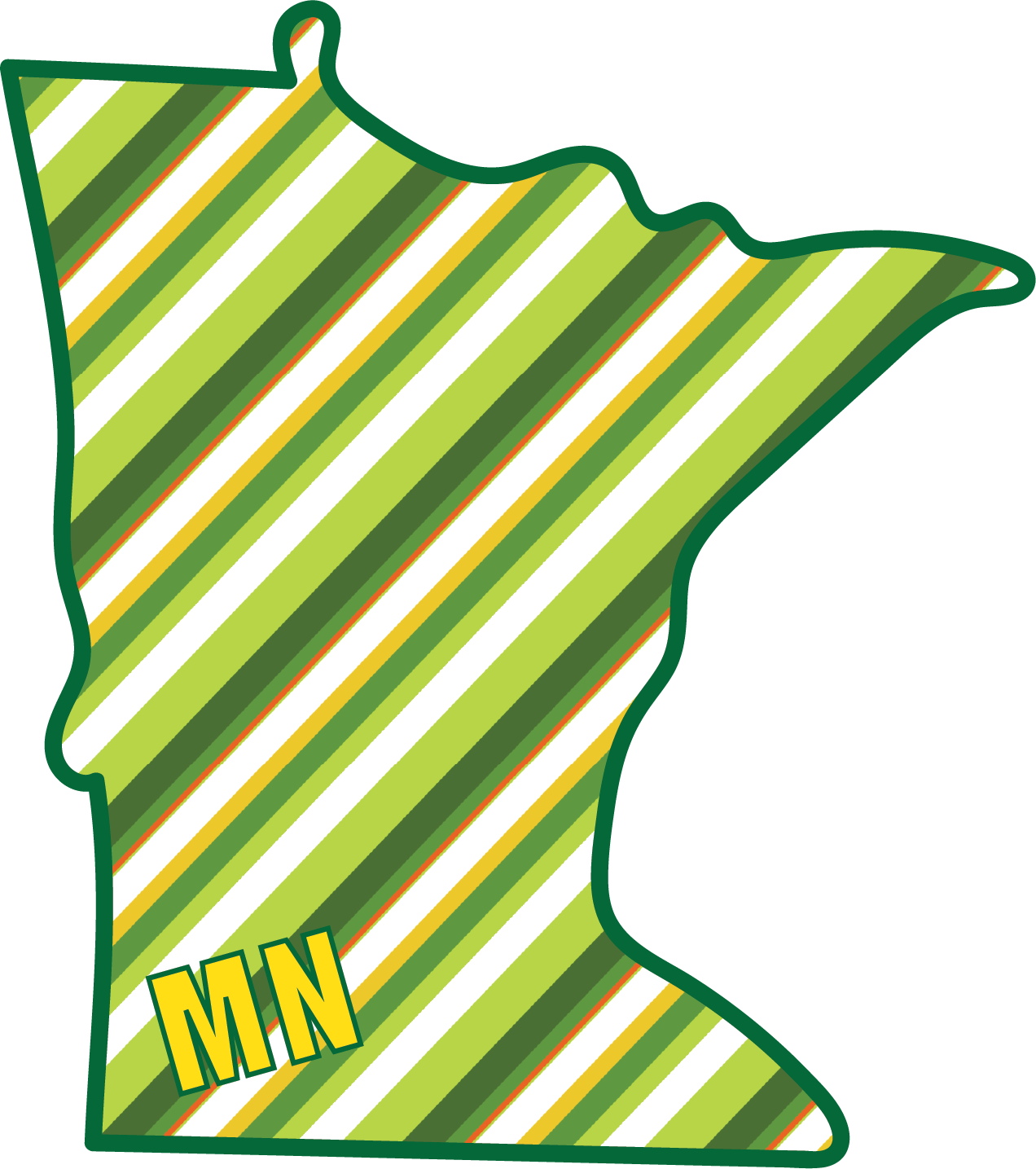 MN Green Stripe