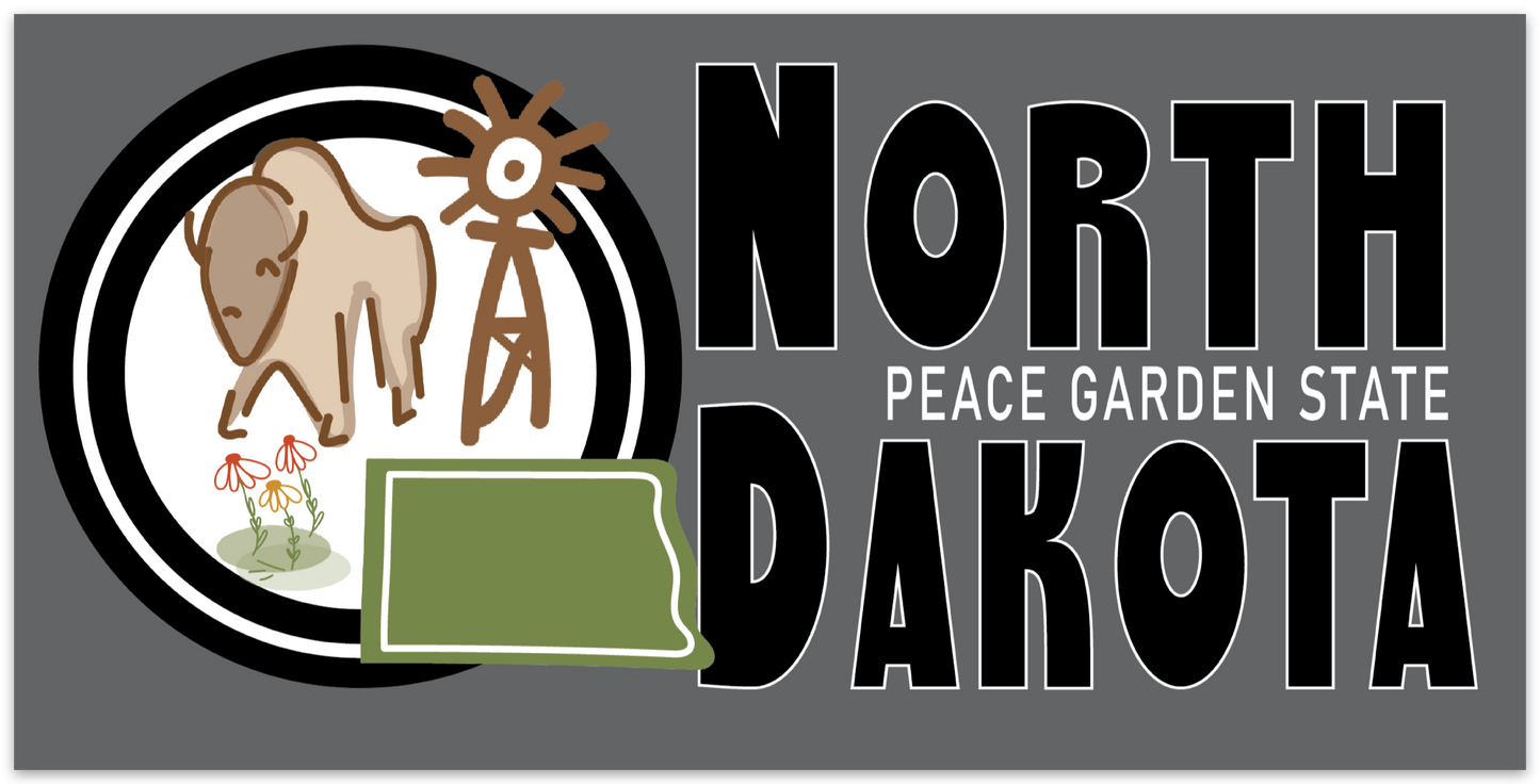 North Dakota Bumper Sticker