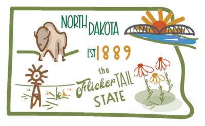 ND State Collage sticker
