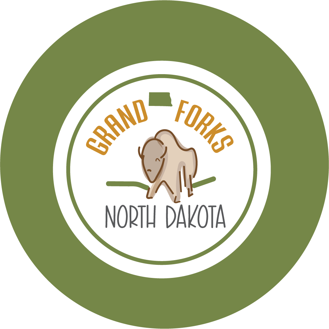 Buffalo round STICKER