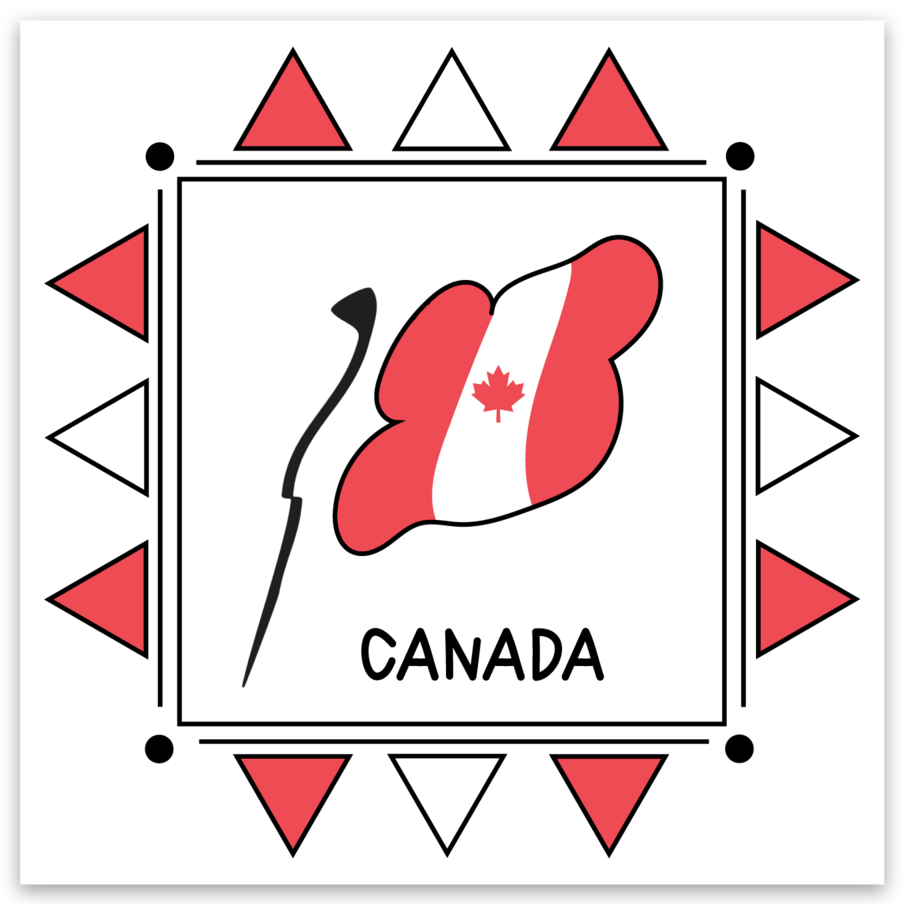Canada 3x3 sticker