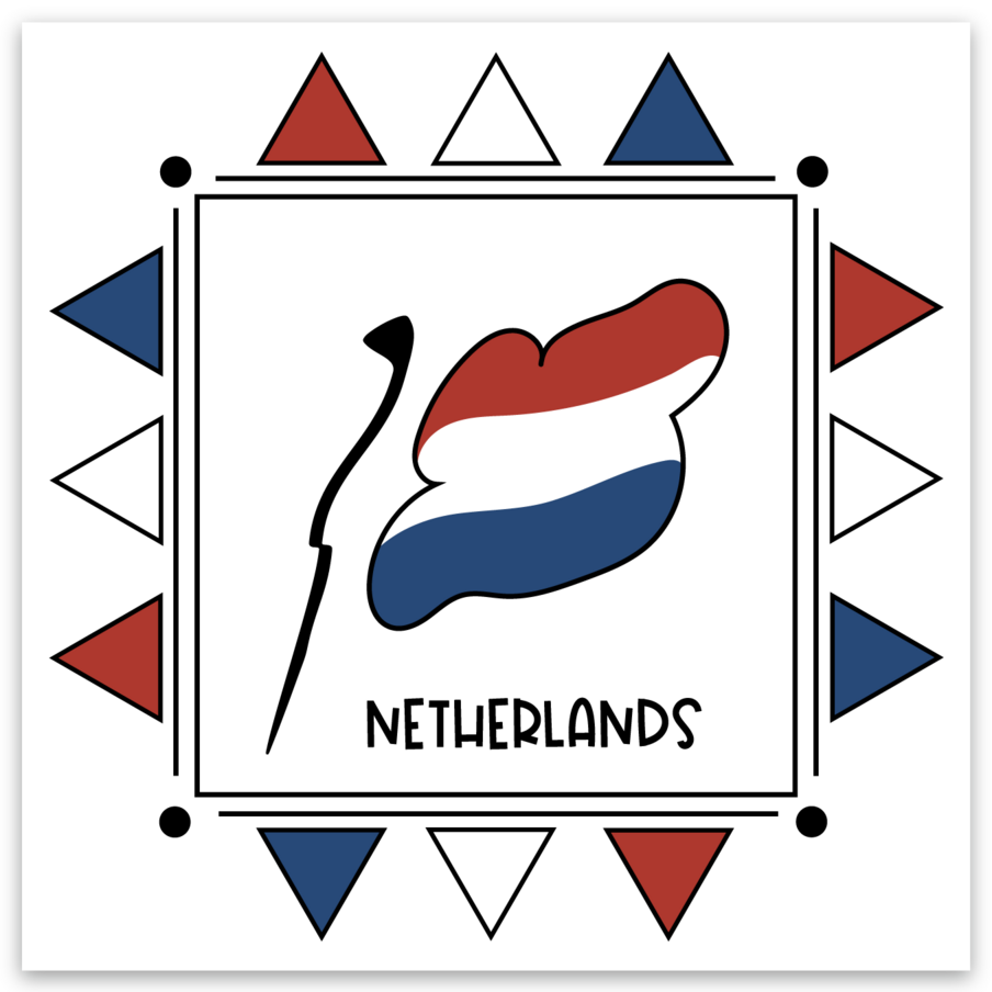 Netherlands Sticker-Square