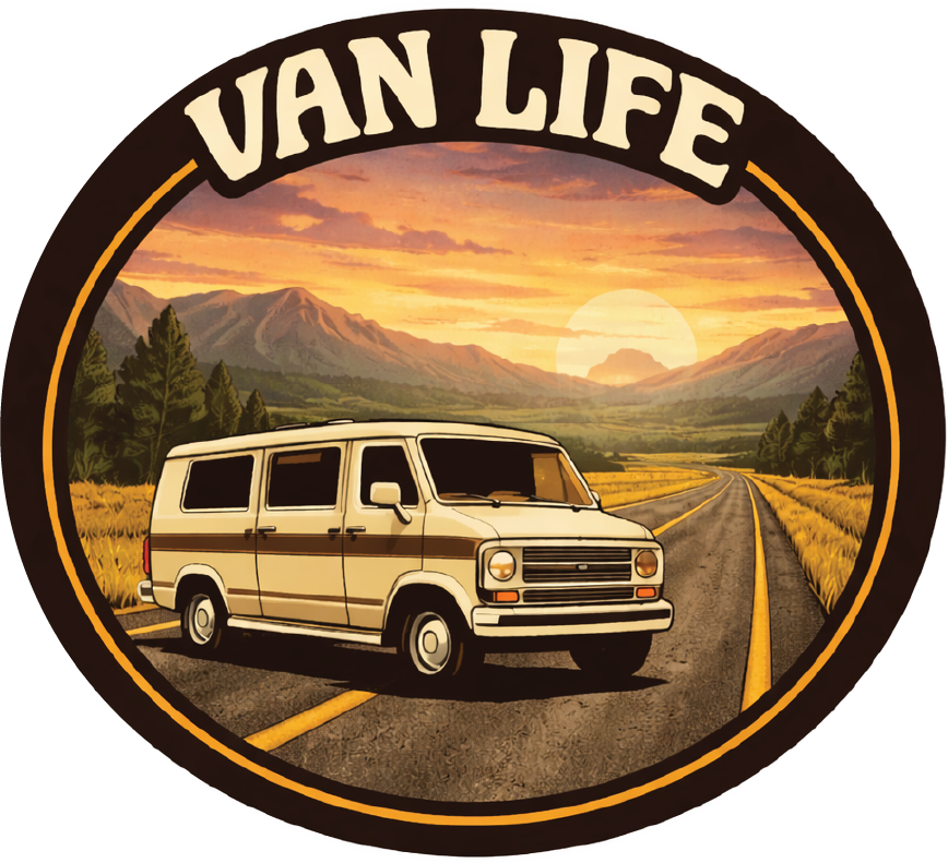 Van Life Open Highway Sticker