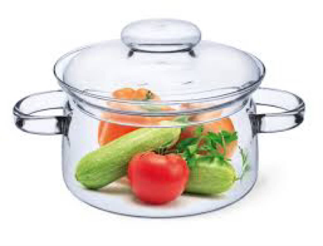 Simax - Nyko Clear Glass Pot, With Lid, 1L