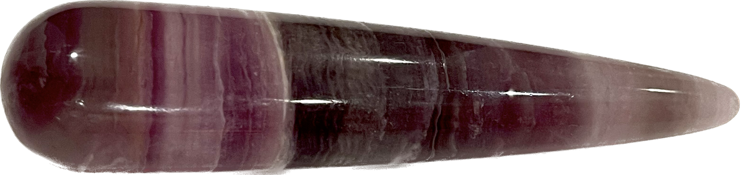 Clear 3x2 Sticker Amethyst Wand