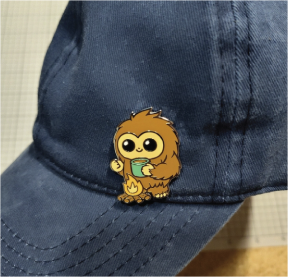 Bigfoot Campfire & Coffee PIN