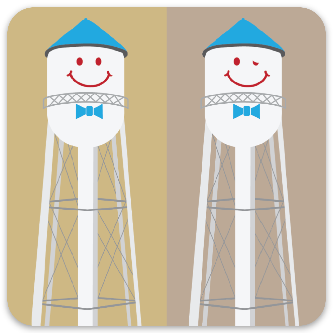 Classic Smiley duo 3in