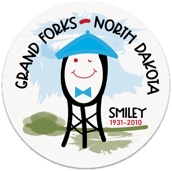 Smiley Grand Forks Magnet