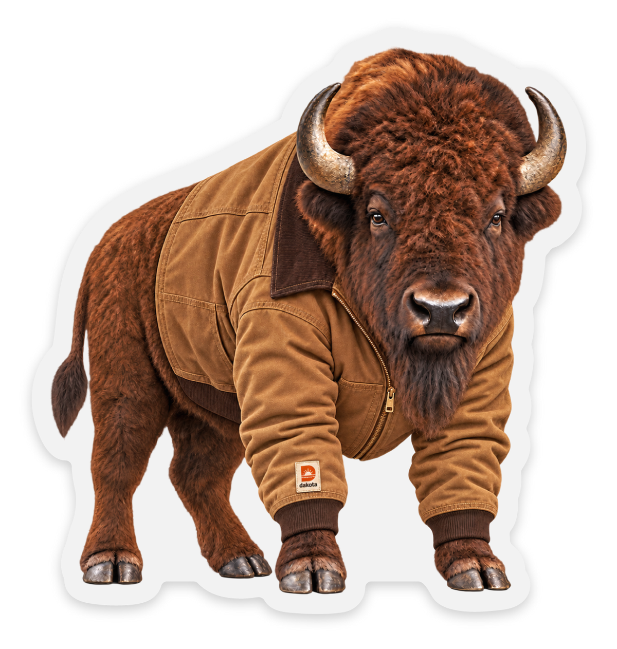 Buffalo Work Coat sticker