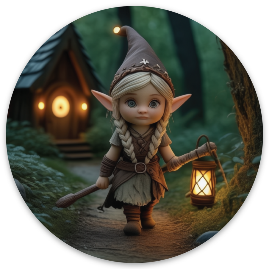Cottage Elf Gnome 01