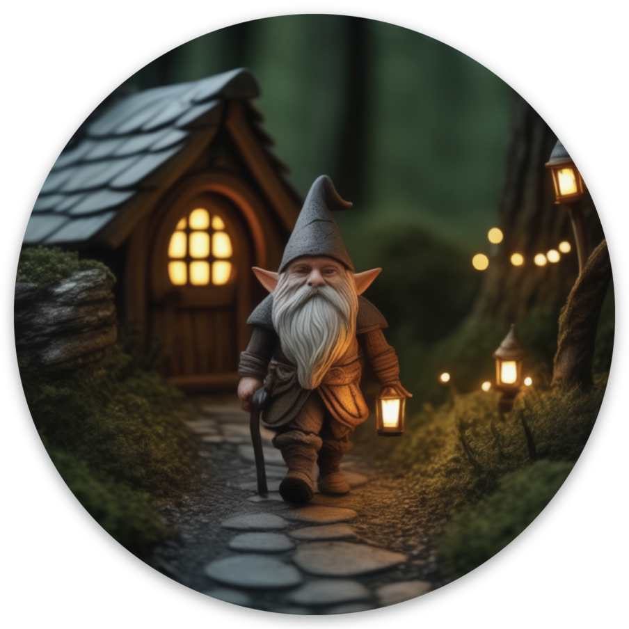 Cottage Elf Wise | 3x3 sticker