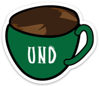 cup UND green w