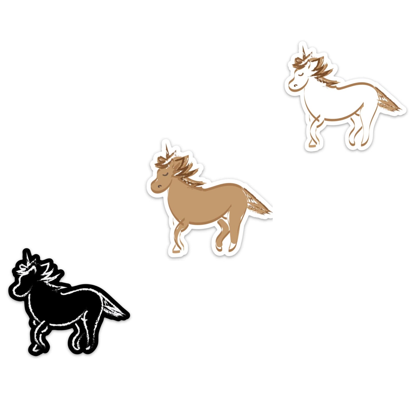 Fjord Horse Tan Sticker