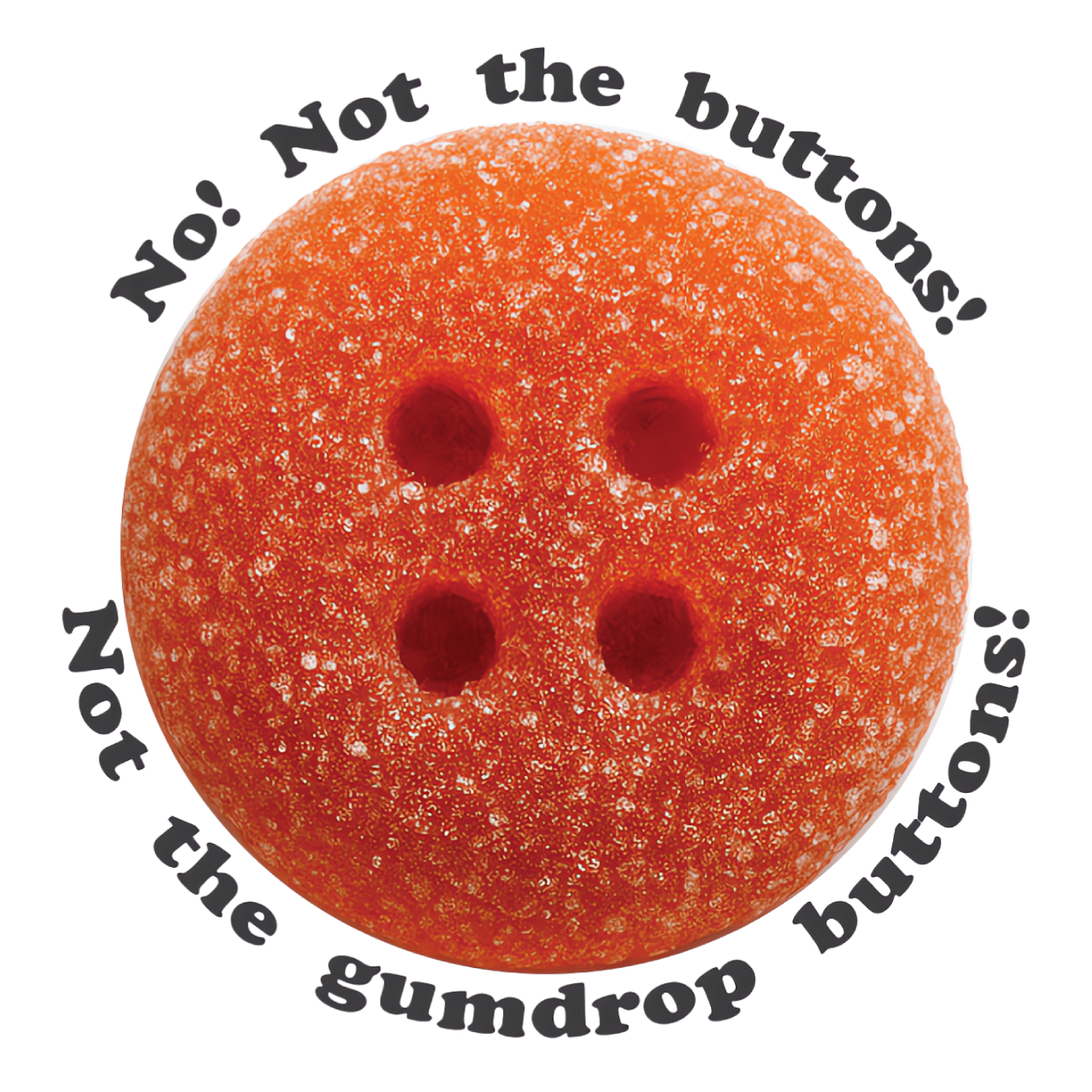 Gumdrop Button Sticker