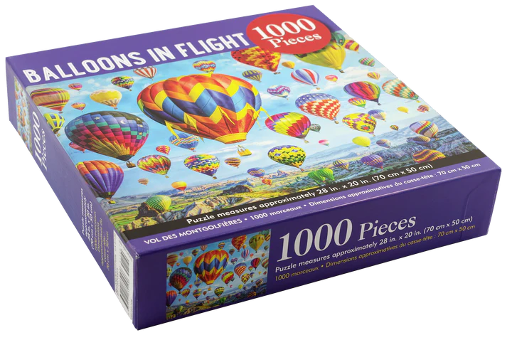 Balloons in Flight 1000 Piece Jigsaw Puzzle