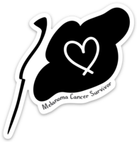 Flag Melanoma S sticker
