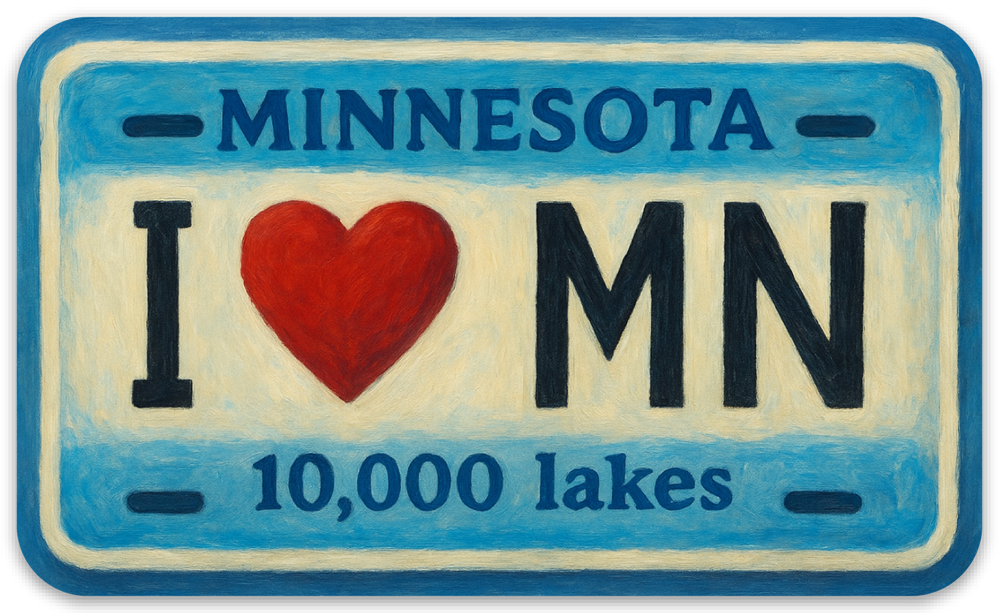 MN License Plate sticker