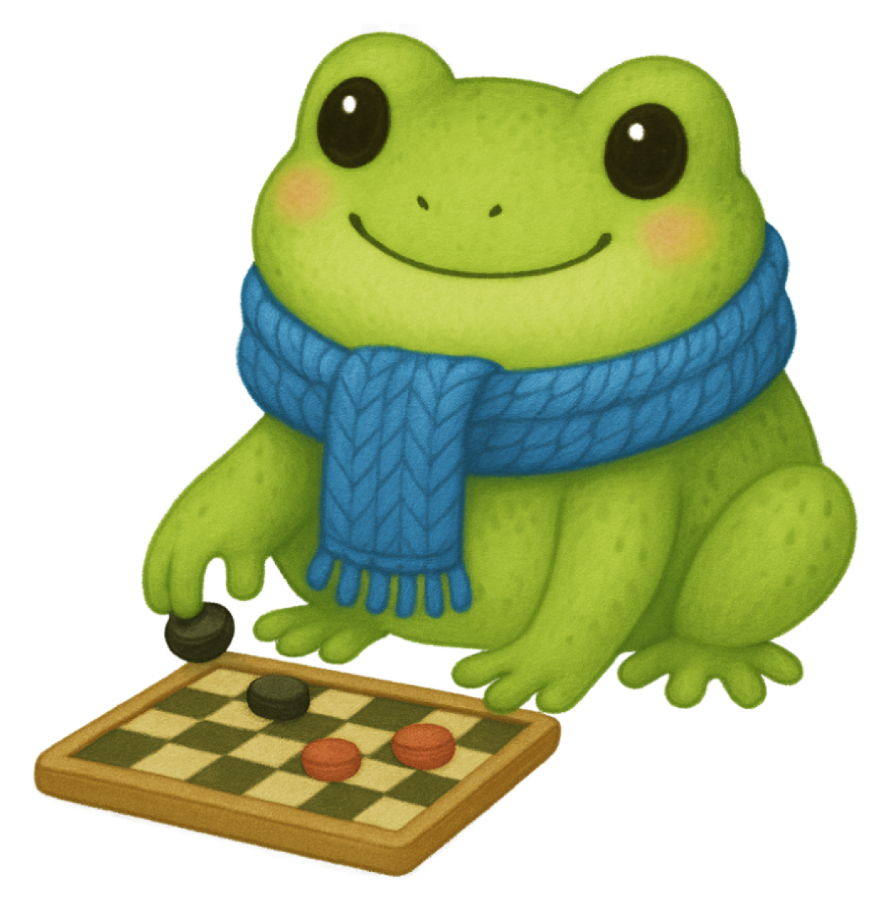 Portland Frog Checkers sticker