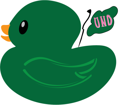 Ducky Green UND pink