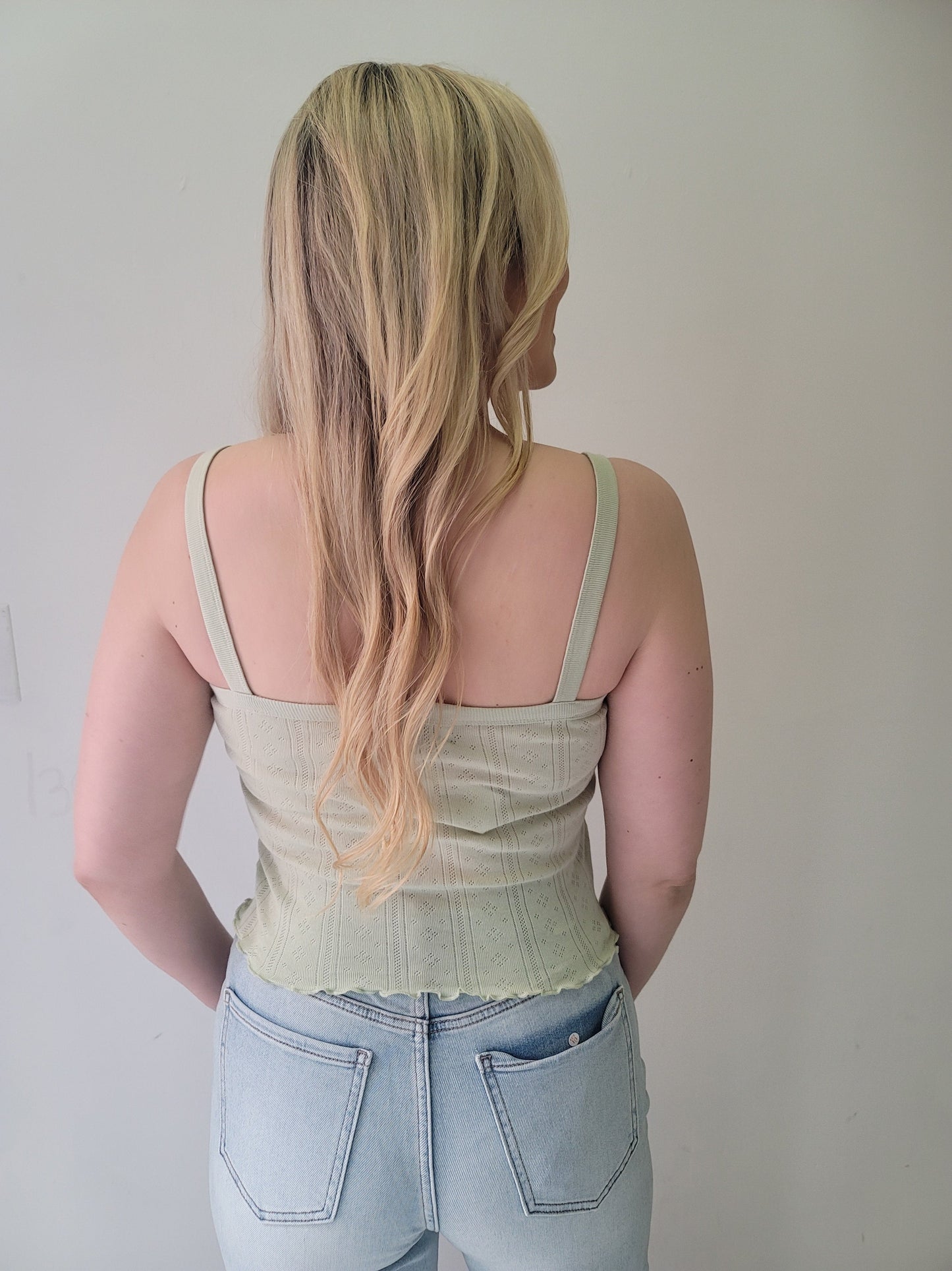 Daze Blossom Pistachio Baby Tank