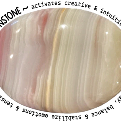 Moonstone w/text 2x2