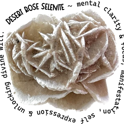 Desert Rose w/text 2x2