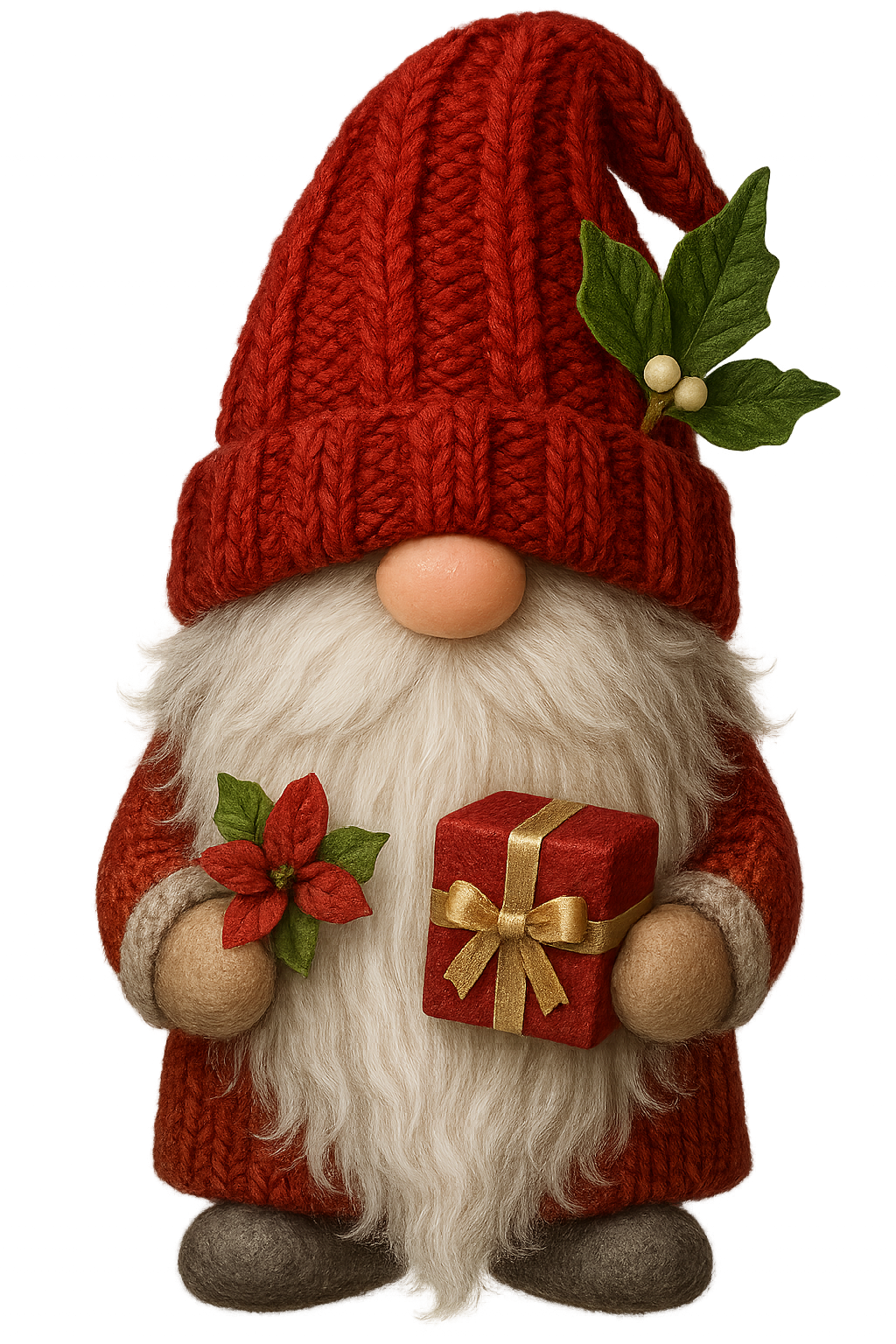 Holiday Gift Gnome Kitchen Towel