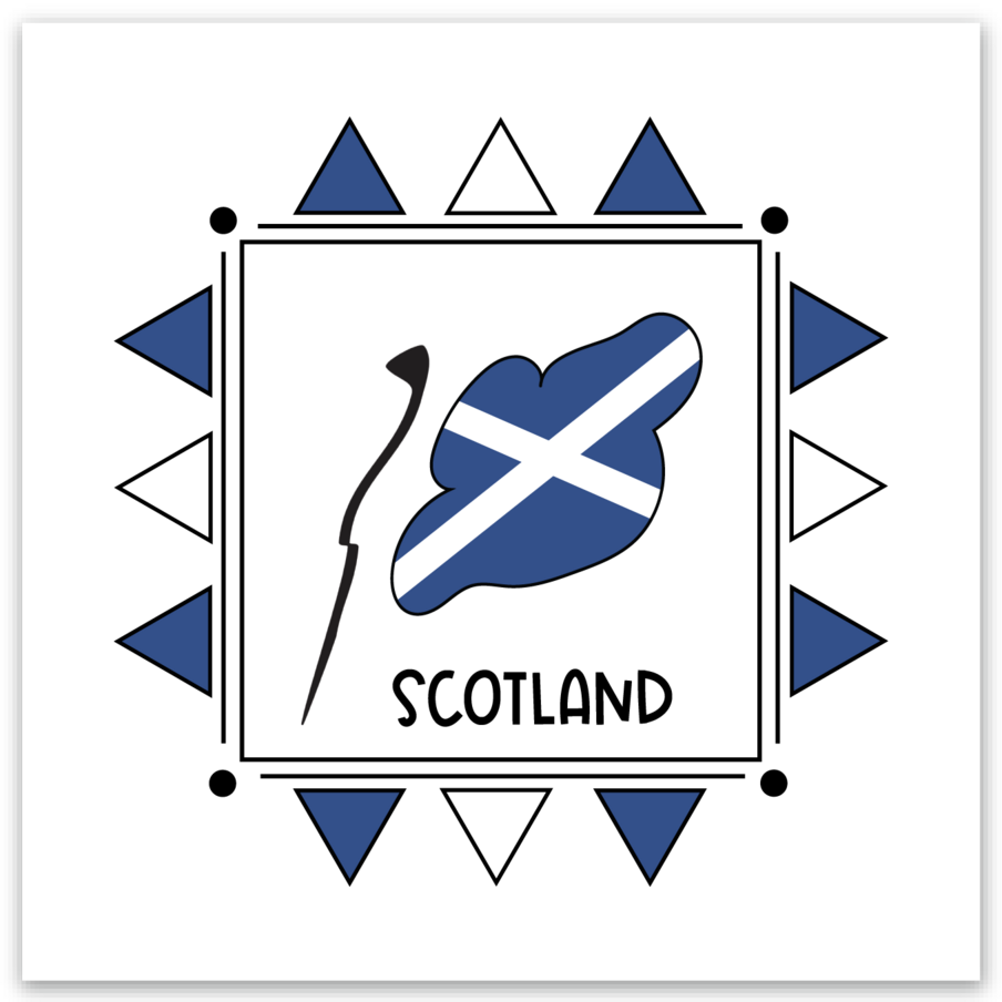 Scotland 3x3 sticker