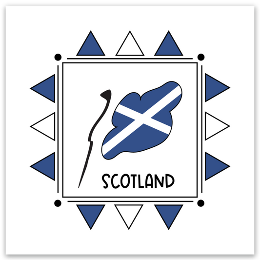 Scotland 3x3 sticker