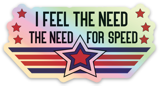 Speed 3x2 Sticker Hologram