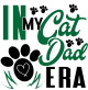 Cat Dad Era sticker