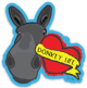 Donkey Life sticker