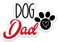 Dog Dad sticker