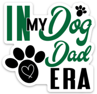 Dog Dad Era sticker