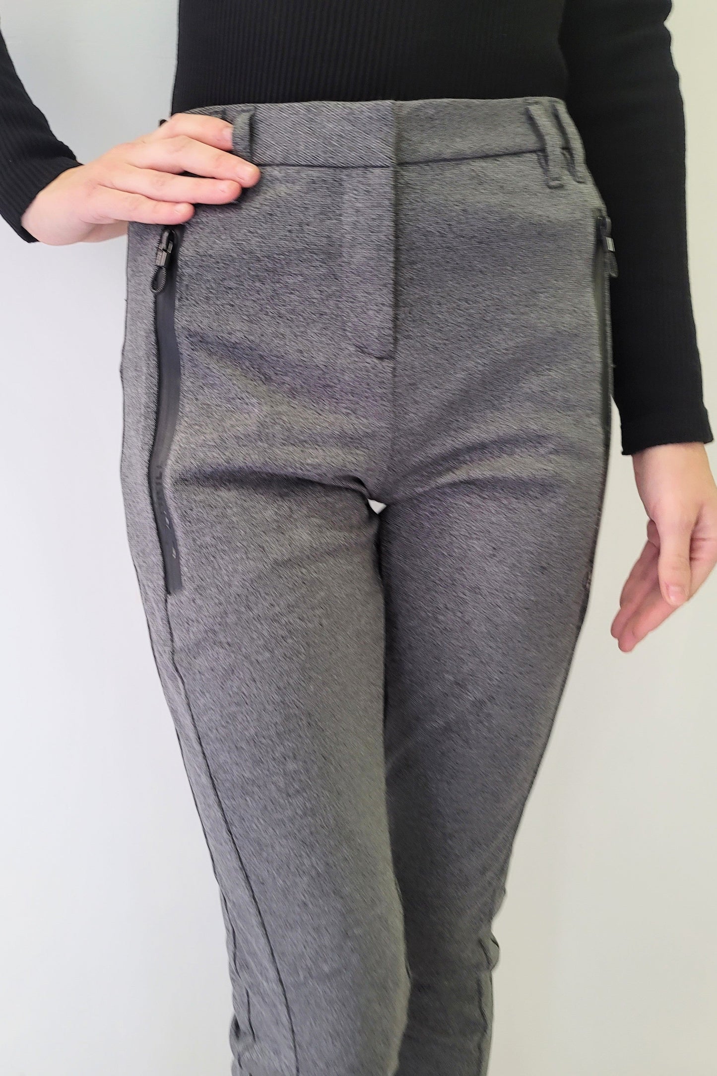 Zhrill Grey Chiara Anthra Trousers