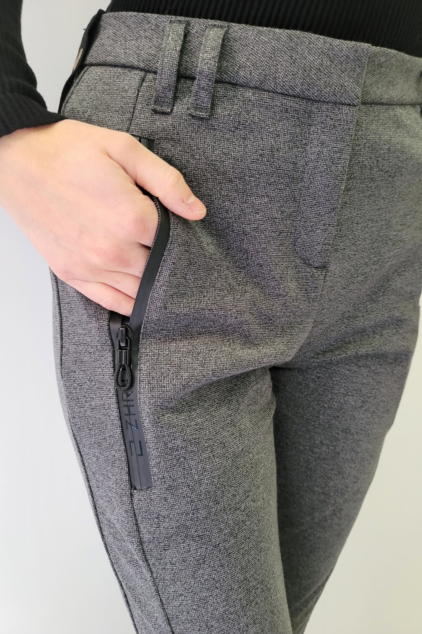 Zhrill Grey Chiara Anthra Trousers