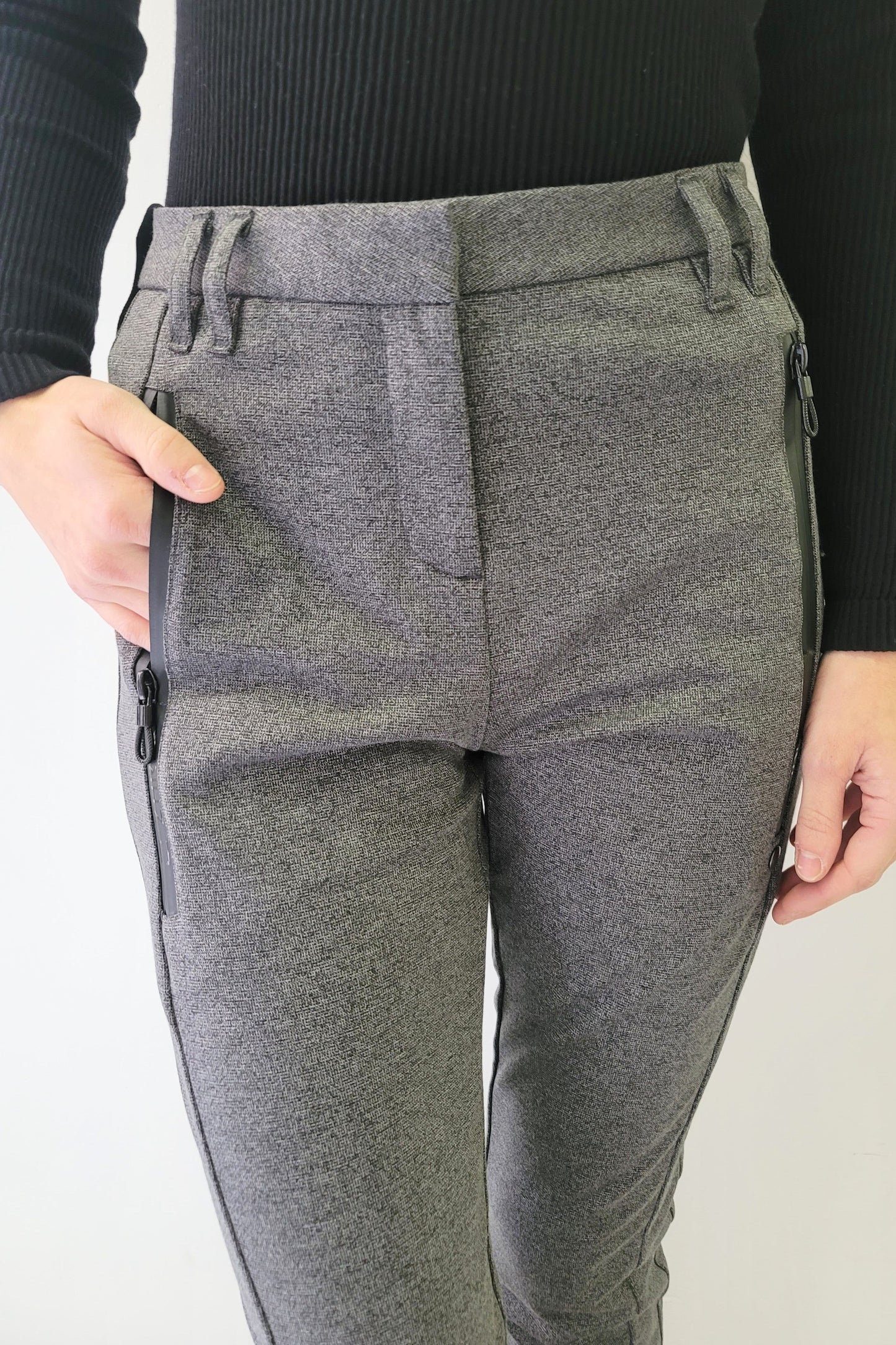 Zhrill Grey Chiara Anthra Trousers
