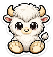 Buffalo - White sticker