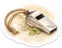 Whistle Sticker | For Each Other